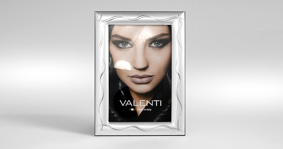 Versilberte Rahmen für Foto Geschenk für ein Paar Valenti & Co