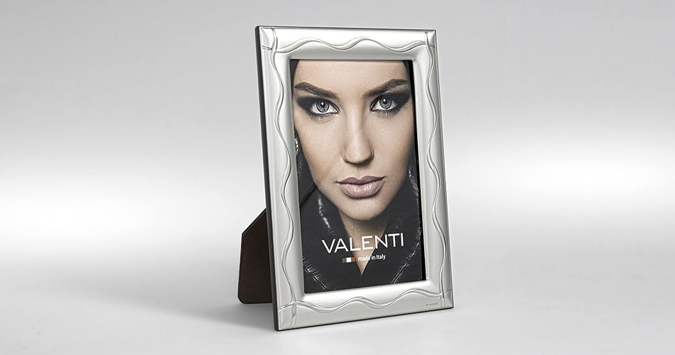Versilberte Rahmen für Foto Geschenk für ein Paar Valenti & Co