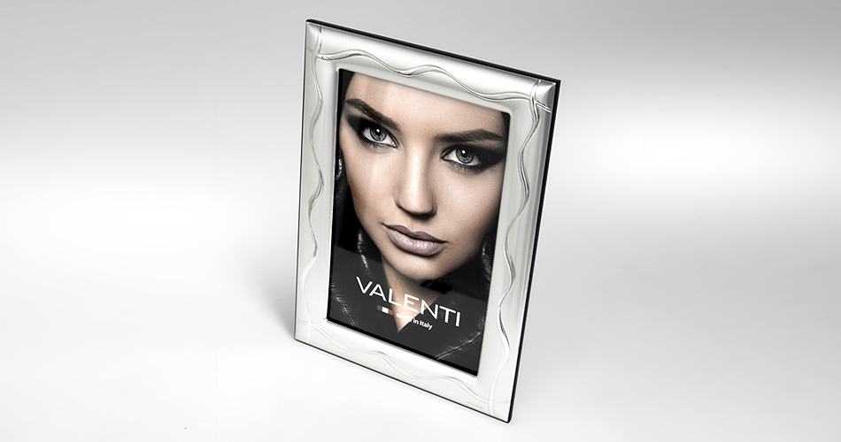 Versilberte Rahmen für Foto Geschenk für ein Paar Valenti & Co