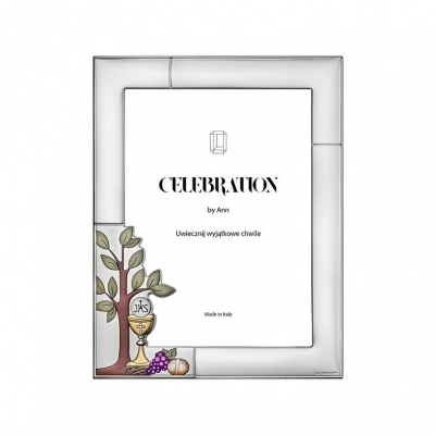 Silber Bilderrahmen zur Kommunion Geschenk zur Erstkommunion; Hersteller: Beltrami