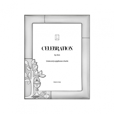 Silber Bilderrahmen zur Kommunion Geschenk zur Erstkommunion; Hersteller: Beltrami