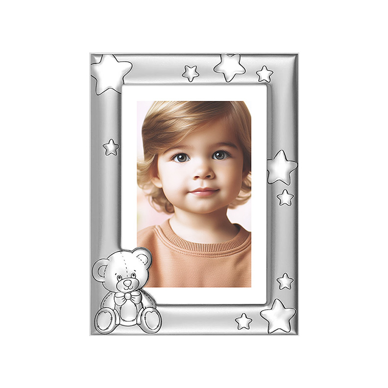 Silber Fotorahmen für Kinder Gechenk zur Geburstag Beltrami