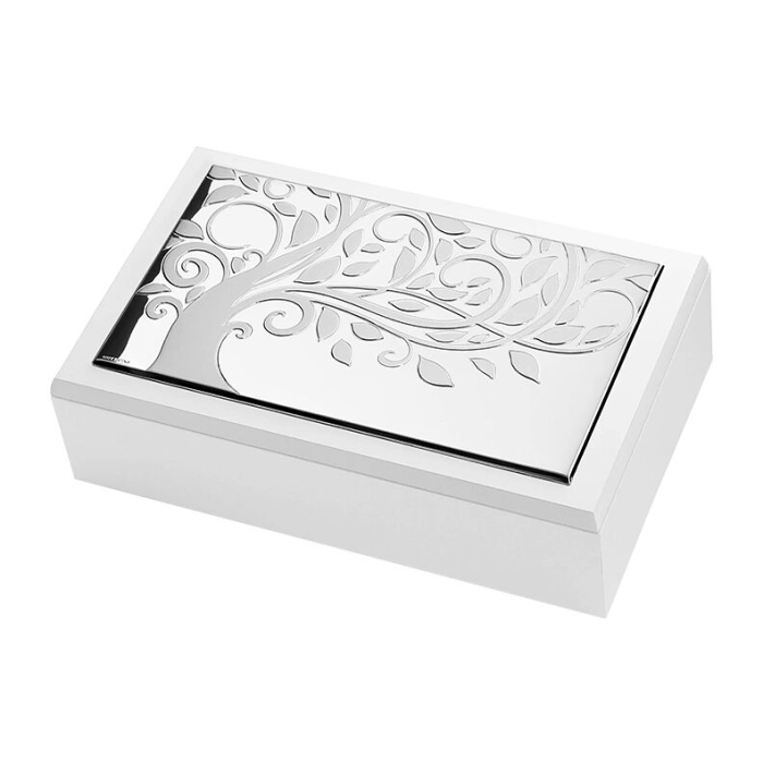 Schatulle aus Silber Mit Glücksbaum-motiv Thilia