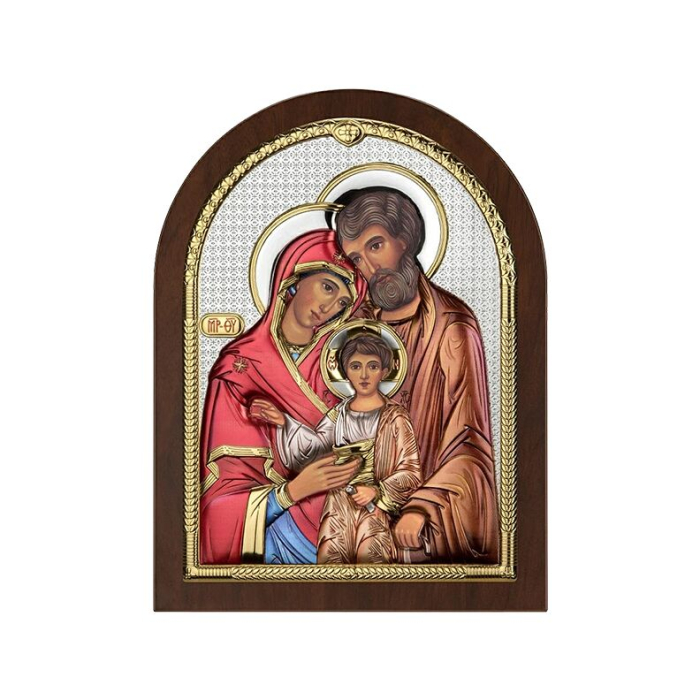 Heilige Familie Silberne Ikone Beltrami