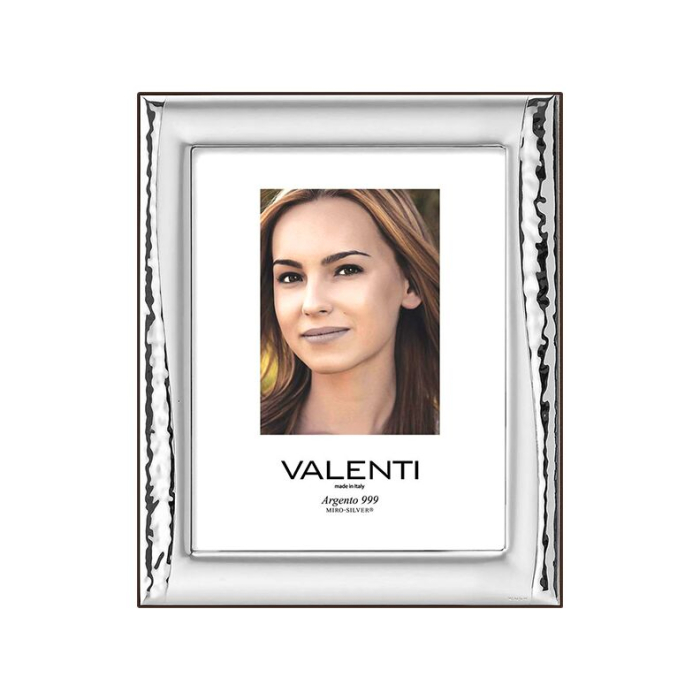Silberner Fotorahmen Valenti Edler Bilderrahmen für stilvolle Erinnerungen Valenti & Co