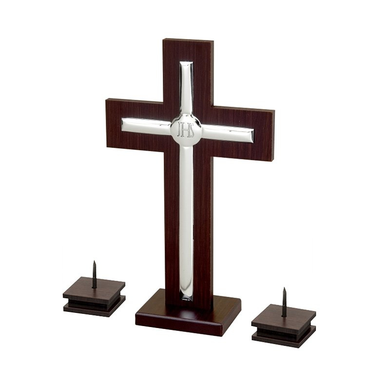 Kreuz + Leuchter für Weihnachtsumzüge des Pfarrers Beltrami