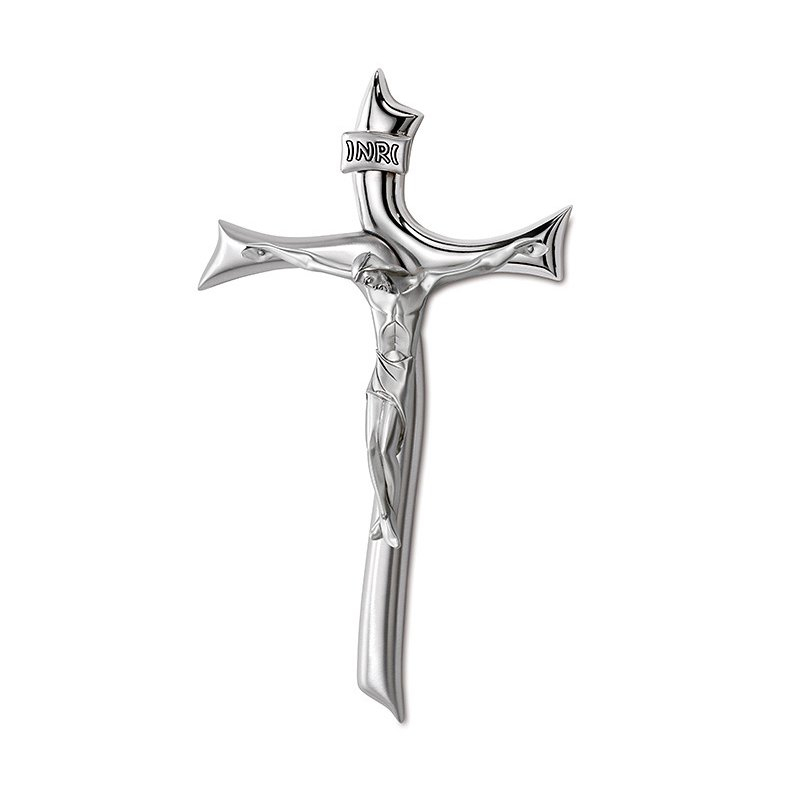 Silberkreuz mit Abbild von Jesus Christus Valenti & Co