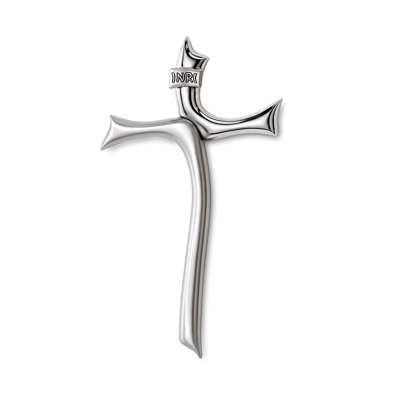 Moderner Kreuz mit Silberbeschichtung Mida Argenti