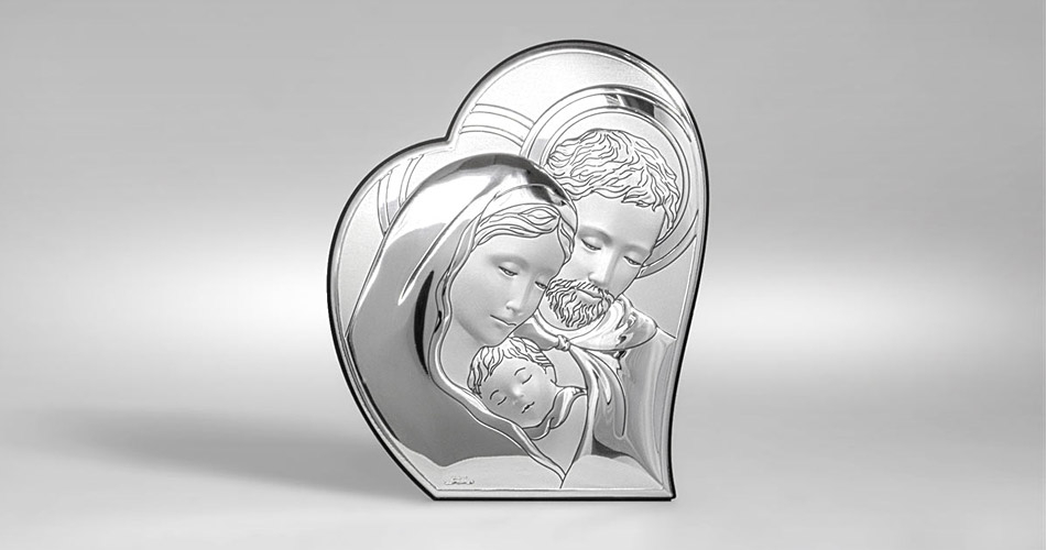 Silber Bild Heilige Familie Hochzeitsgeschenk Valenti & Co