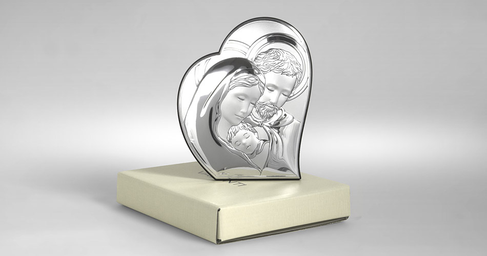Silber Bild Heilige Familie Hochzeitsgeschenk Valenti & Co