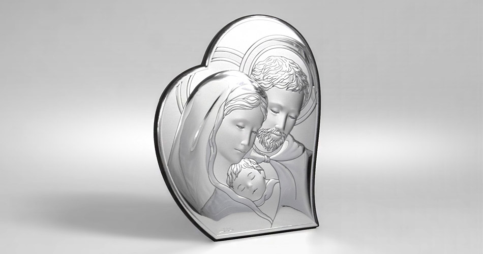 Silber Bild Heilige Familie Hochzeitsgeschenk Valenti & Co