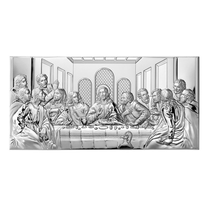 Letzte Abendmahl Silbernes Bild Valenti & Co