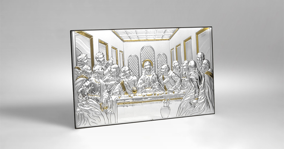 Letzte Abendmahl Silbernes Bild Valenti & Co