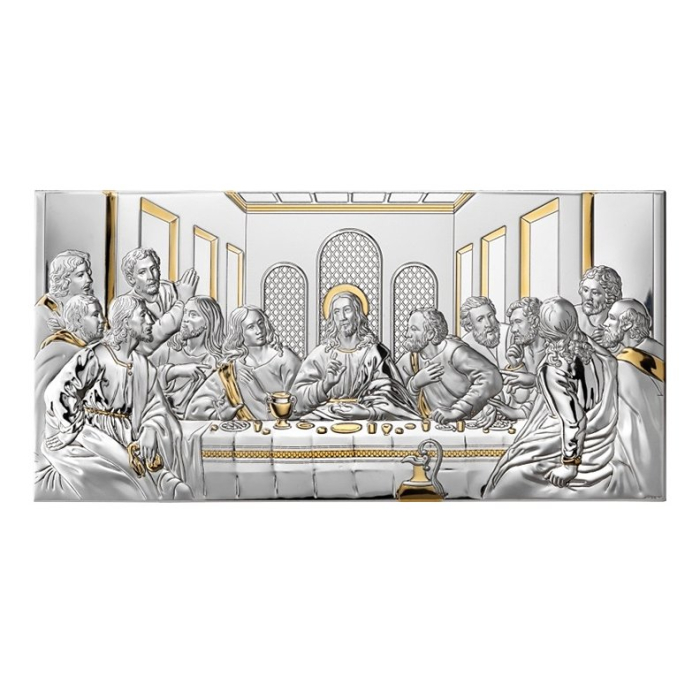 Letzte Abendmahl Silbernes Bild Valenti & Co